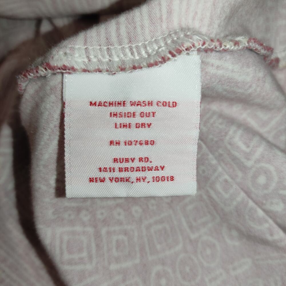 Ruby Rd. Geometric Print Boho Top - Picture 11 of 13